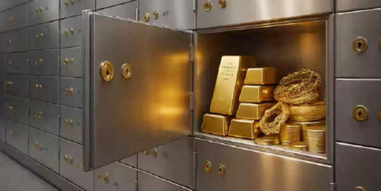 gold in bank locker