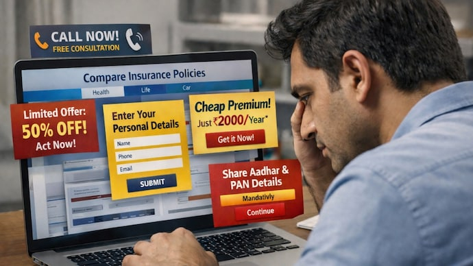 డిజిట‌ల్ బీమా కొనుగోలులో జ‌ర‌భ‌ద్రం.. వినియోగదారుల‌ను వెంటాడుతున్న డార్క్‌ ప్యాటర్న్స్‌ బెడద‌! Danger in Digital Insurance Purchases: Dark Patterns Haunting Consumers!